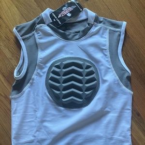 PADDED CHEST Baseball Shirt for CHEST PROTECTION XL Boys